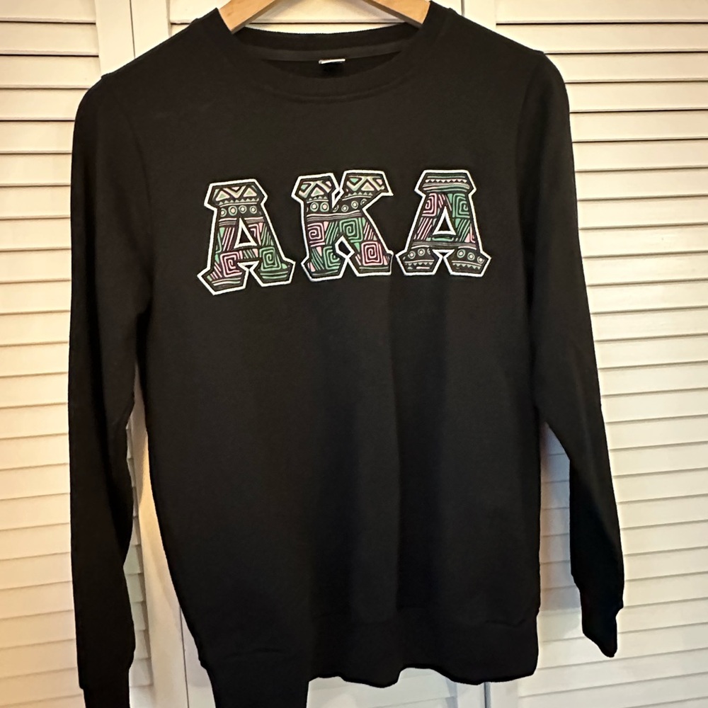 AKA African letters Black Sweatshirt